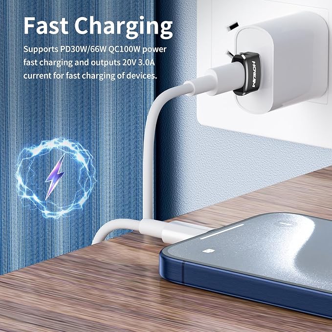 USB to USB C Adapter 4 Pack,PD/QC Fast Charging 480Mbps Data Transfer,Type-C Female to USB2.0 Male Adapter,OTG Type C to USB Adapter for M-acBook Pad Phone15 16 17 G-alaxy X-Peria Black