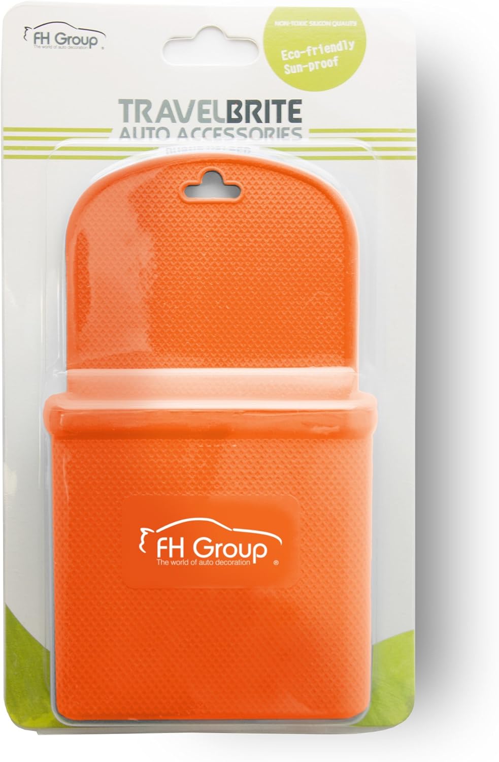 FH Group FH3022ORANGE Orange Silicone Car Vent Mounted Phone Holder for Smartphones (iPhone Plus, Galaxy Note)