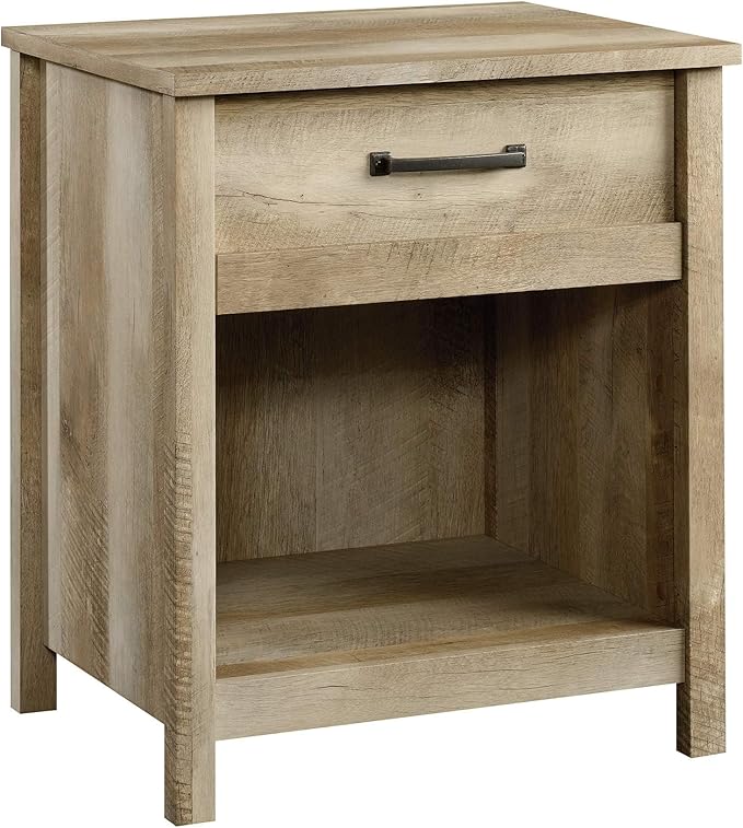 Sauder Cannery Bridge Night Stand, Bedside Table, Bedroom Side Table End Table, in Lintel Oak