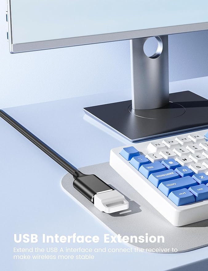 USB Female to USB C Male Cable(3.3ft/1M),Type-C Male to USB3.0 OTG Cable 5Gbps Data Transfer Compatible for Phone/Laptop/Tablet/Switch USBC Device