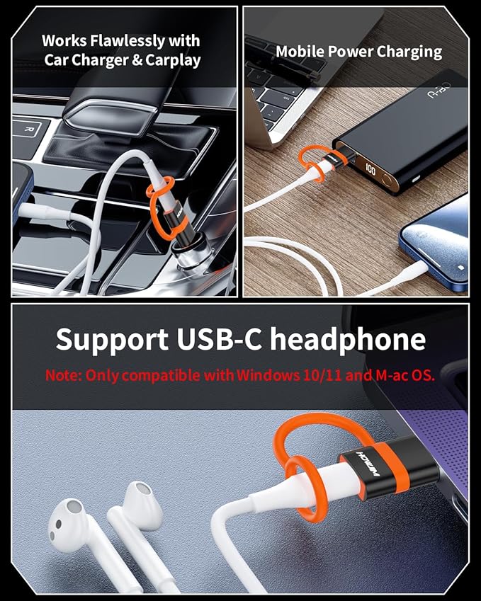 USB to USB C Adapter 2 Pack,5Gbps USB C Female to USB 3.0 Male OTG Adapter,Fast Charging Type C Charge Converter for M-acBook,Phone 15 16 17,Pad,A-ppleWatch,A-irpods,G-alaxy,Anti-lost Loop Black