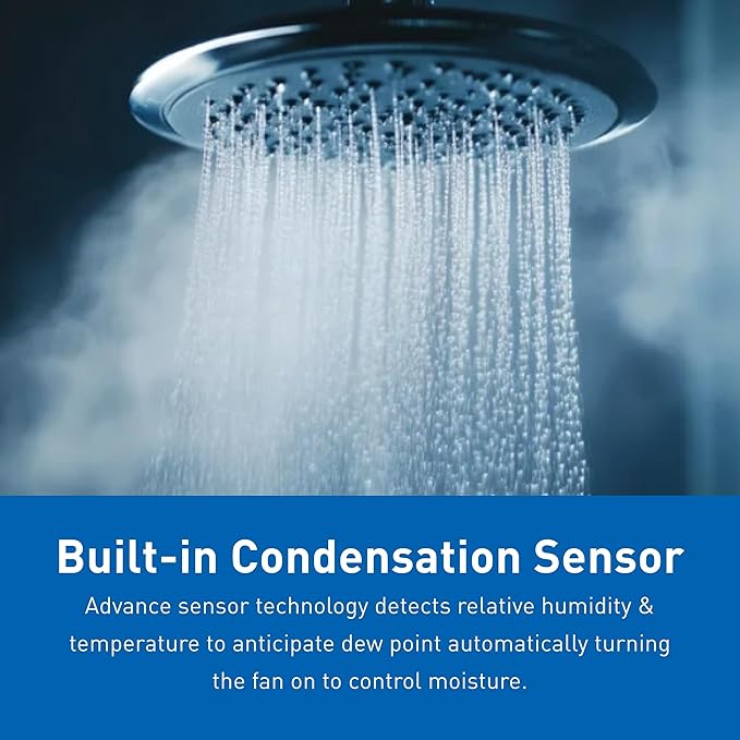 Panasonic WhisperFit Ceiling Mount Bathroom Exhaust Fan with Humidity Sensor, 50-80-110 CFM, FV-0511VFC1