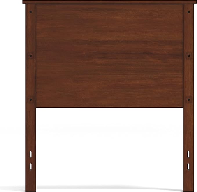 Glenwillow Home Farmhouse Style Wood Panel Headboard in Cherry - Twin Size