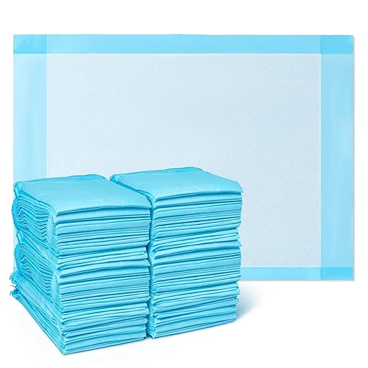 Medline Chucks Pads, Disposable Changing Pads for Baby, 17x24, 100 Count, Chucks Pads, Pee Pads, Disposable Underpads for Incontinence, Diaper Pads, Pee Pads for Babies