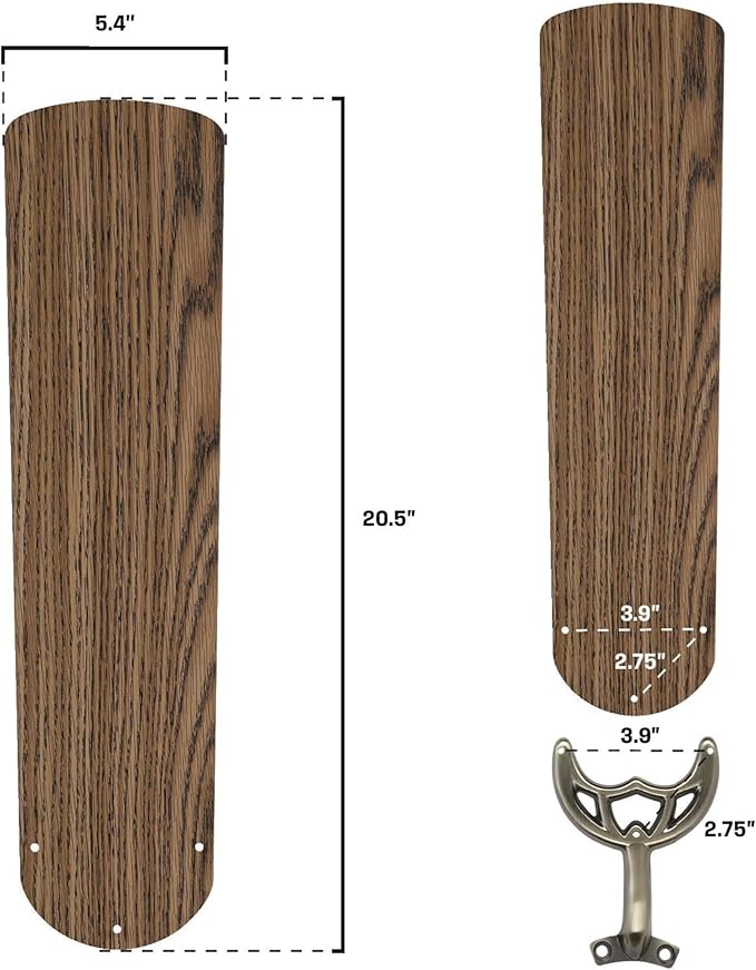 Westinghouse 22-Inch Replacement Fan Blades for 52-Inch Ceiling Fans