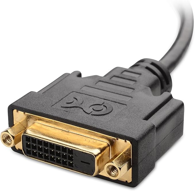 Cable Matters 2-Pack Bi-Directional HDMI to DVI Male to Female, DVI to HDMI Female to Male Cable Adapter - 5 Inches