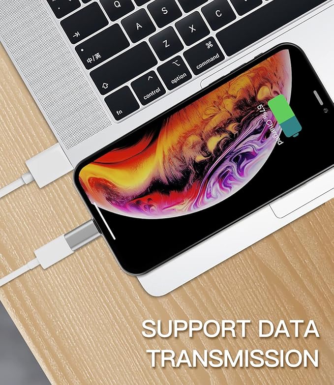 Micro USB to Lightning Adapter（3 Pack）Fast Charging Data Transmission Converter Micro USB Female Cable to Lightning Male Connector Compatible for Iphone 13 12 11 Pro Max Mini Xr Xs X 8 7 6 Ipad