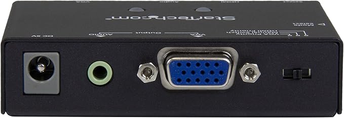 StarTech.com 2x1 VGA + HDMI to VGA Converter Switch w/ Priority Switching – Multi-format VGA and HDMI to VGA Selector – 1080p (VS221HD2VGA)