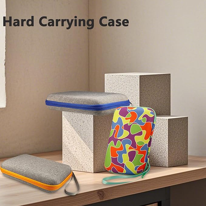 Case Compatible with Giiker Super Slide Brain Games, Protective Storage Bag Holder for Giiker Brain Teaser Puzzles Games Toys (Only Case) (Blue-Grey)