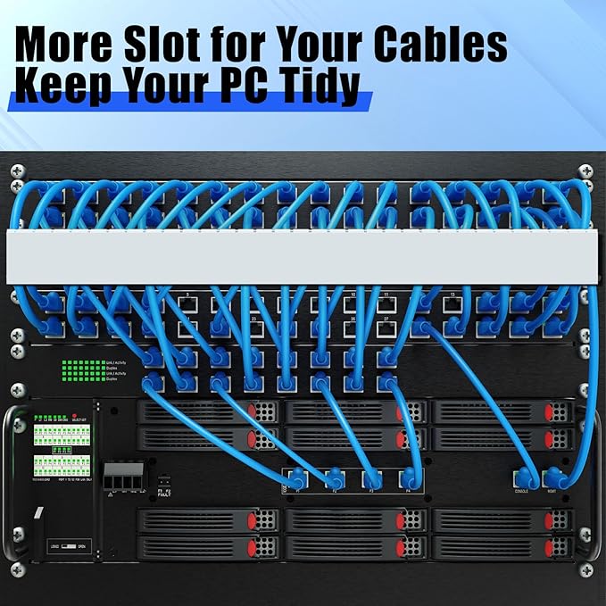 Open Slot Wiring Raceway Cable Duct, 123in Cable Management Channel Cord Track,Desk Wire Channel, Under Desk Cable Management to Hide Cables, Wires for Computers (White, 1.97" Hx1.97"W, 15.4''L(8 Pc))