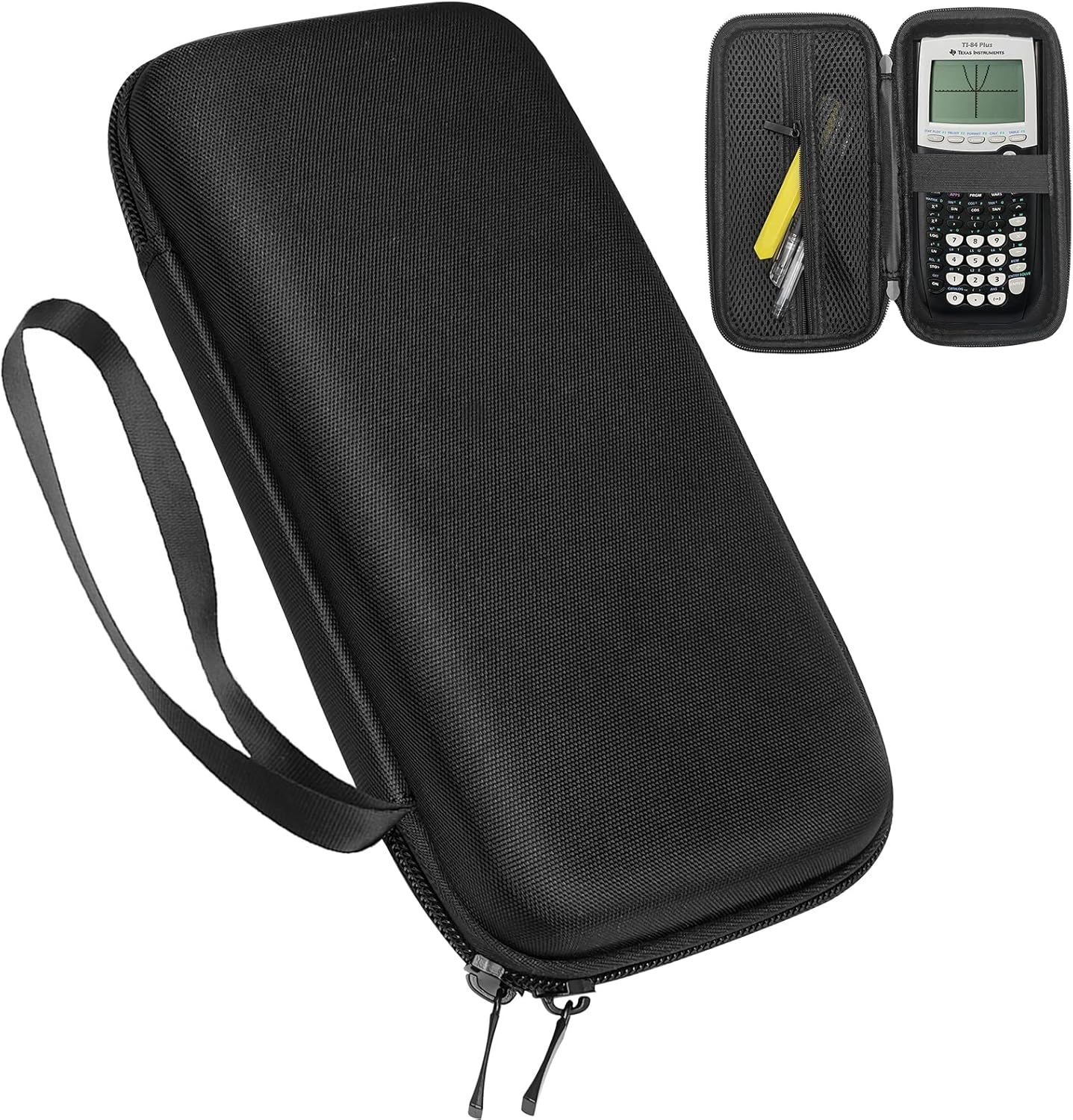 Xberstar Hard EVA Case for Texas Instruments TI-84 TI-83 Plus CE Graphing Calculators - Shockproof Storage Bag