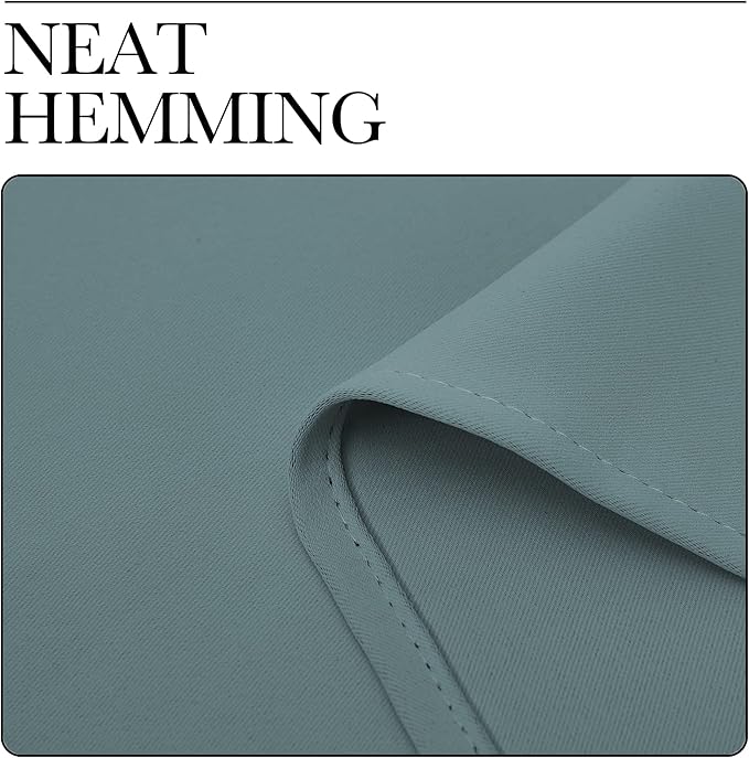 NICETOWN Greyish Green Doorway Curtain Privacy, Door Cover Curtain, Sound Reducing Winter Insulated Thermal Room Darkening Blackout Curtains for Bedroom, 84 inch Length (1 Panel, 5ft Wide by 7ft Long)