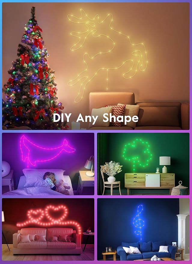 Fairy Lights Color Changing - 66 FT 200 LED String Lights with Remote, 16 Single Colors & 6 Holiday Colors Changing Fairy Lights, Christmas String Lights with Timer, Fairy Lights for Bedroom Indoor