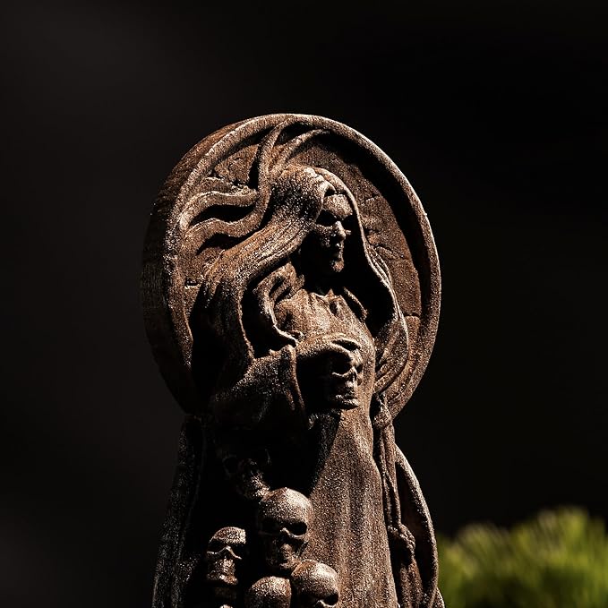 Hel Norse Goddess, Hel Viking Goddess, Pagan Altar Figure, Norse Gods, Pagan Statue, Scandinavian Goddess, Viking Statue, Norse Pantheon (Black)