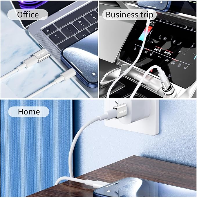 USB to USB C Adapter 2 Pack,HOWJIM Type-C Female to USB3.0 Male OTG Adapter,3A Fast Charging 5Gbps Data Transfer,Type-C to USB Adapter for M-acBook Phone 17/16/15 Serie Pad A-pple Watch G-alaxy Silver
