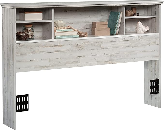 Sauder River Ranch Full-Queen Headboard, White Plank Finish