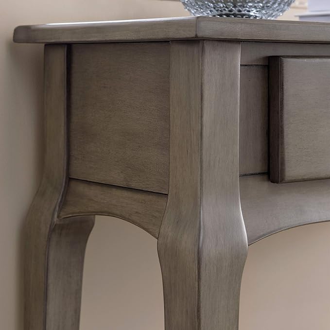 Leick Home Stratus Condo/Apartment Stand Hall Table, Smoke Gray