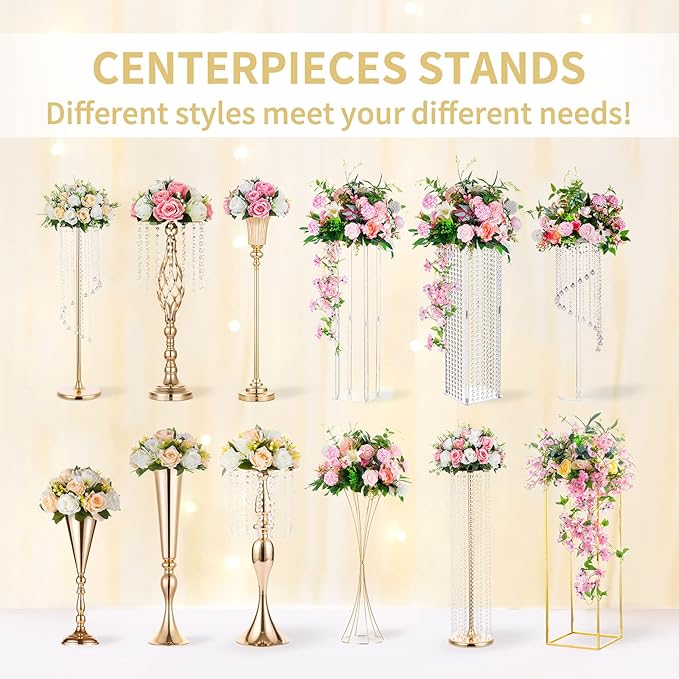 NUPTIO Flower Balls for Wedding Centerpieces - 6 Pcs 9.5 inch Diameter Fake Flower Ball Arrangement Bouquet Party Centerpieces for Tables - Dusty Rose Bouquet Centerpiece Flowers for Wedding Table