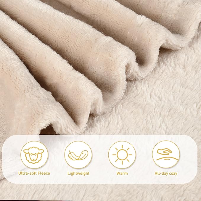 Catalonia Wearable Fleece Blanket with Sleeves and Foot Pockets for Adult Women Men, Micro Plush Comfy Wrap Sleeved Throw Blanket Robe Large, Gift for Her