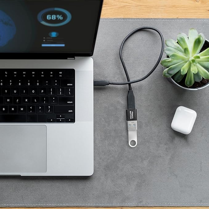 8 Packs USB 3.0/3.1 Male to USB-C Male Adapter, Suitable for Laptop Phone Connected U Disk Keyboard, Fast Data Transfer