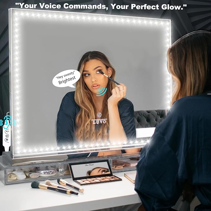 13ft/4M Voice Led Vanity Mirror Lights Kit - Bendable (Voice Control)