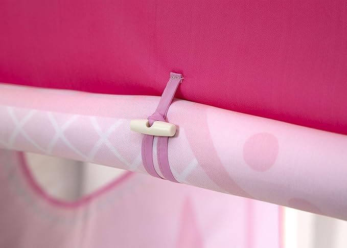 Disney Princess Loft Bed Tent - Curtain Set for Low Twin LoftBed (Bed Sold Separately) by Delta Children (Pack of 10)