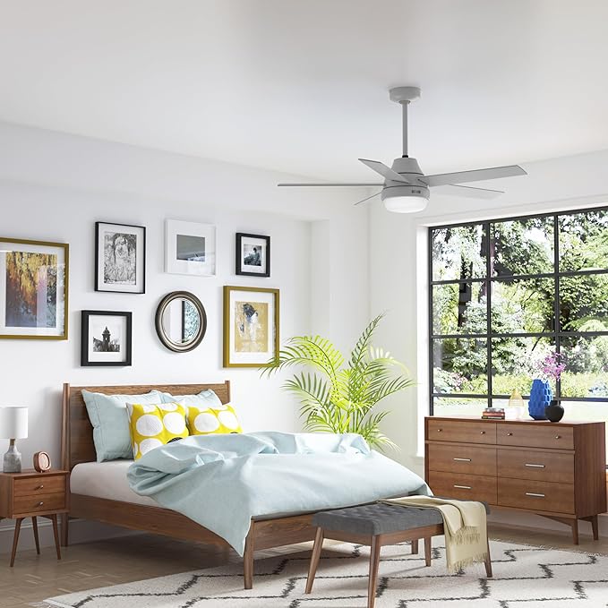 Hunter 52614 Aerodyne Ceiling Fan 52 inches Dove Grey