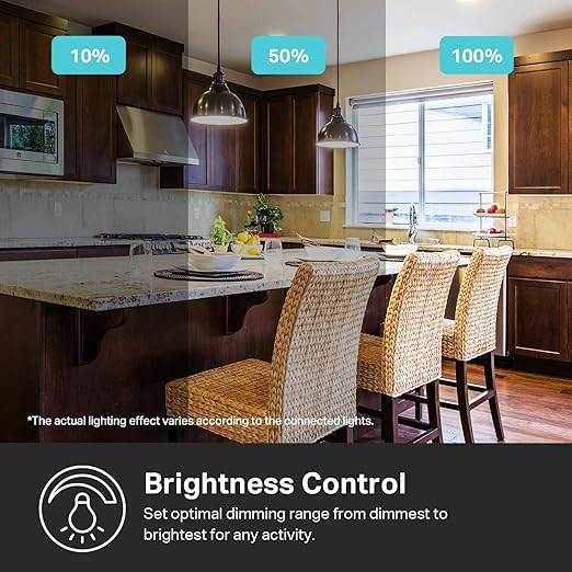 Kasa Smart Dimmer Switch HS220, Single Pole, Needs Neutral Wire, 2.4GHz Wi-Fi Light Switch Compatible with Alexa and Google Home, UL Certified, No Hub Required, Black