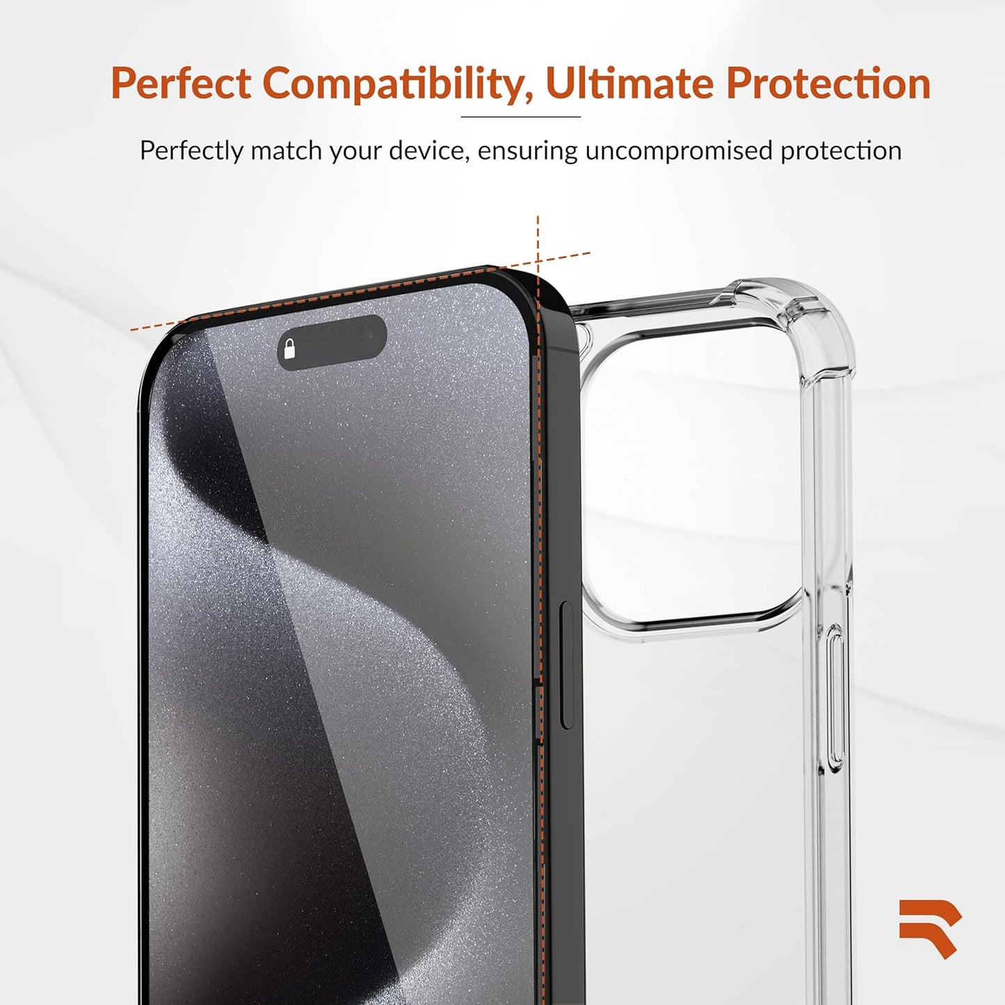 rooCASE Glass Screen Protector for Apple iPhone 15 Pro, (6.1 Inch), Case Friendly Tempered Glass Front Cover