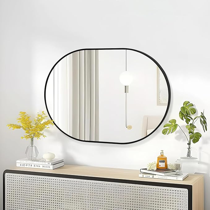 CULER Gold Bathroom Wall Mirror,20 x 30 Inch Rectangle Vanity Modern Tempered Glass Mirror for Bedroom,Living Room,Entryway