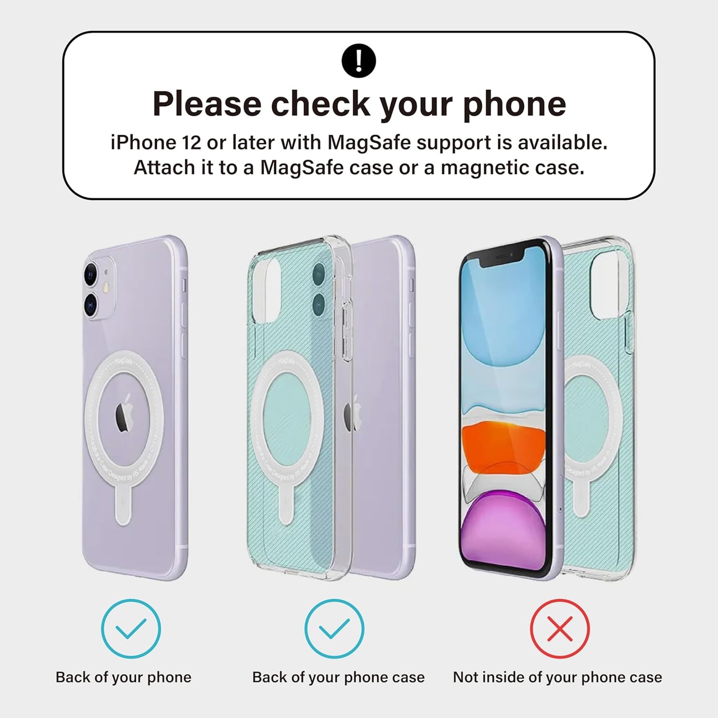 OnTheGrip Magsafe Compatible Mobile Phone Grip Stand Holder, Cute Solid Color Daisy Flower Design, Collapsible Accessory