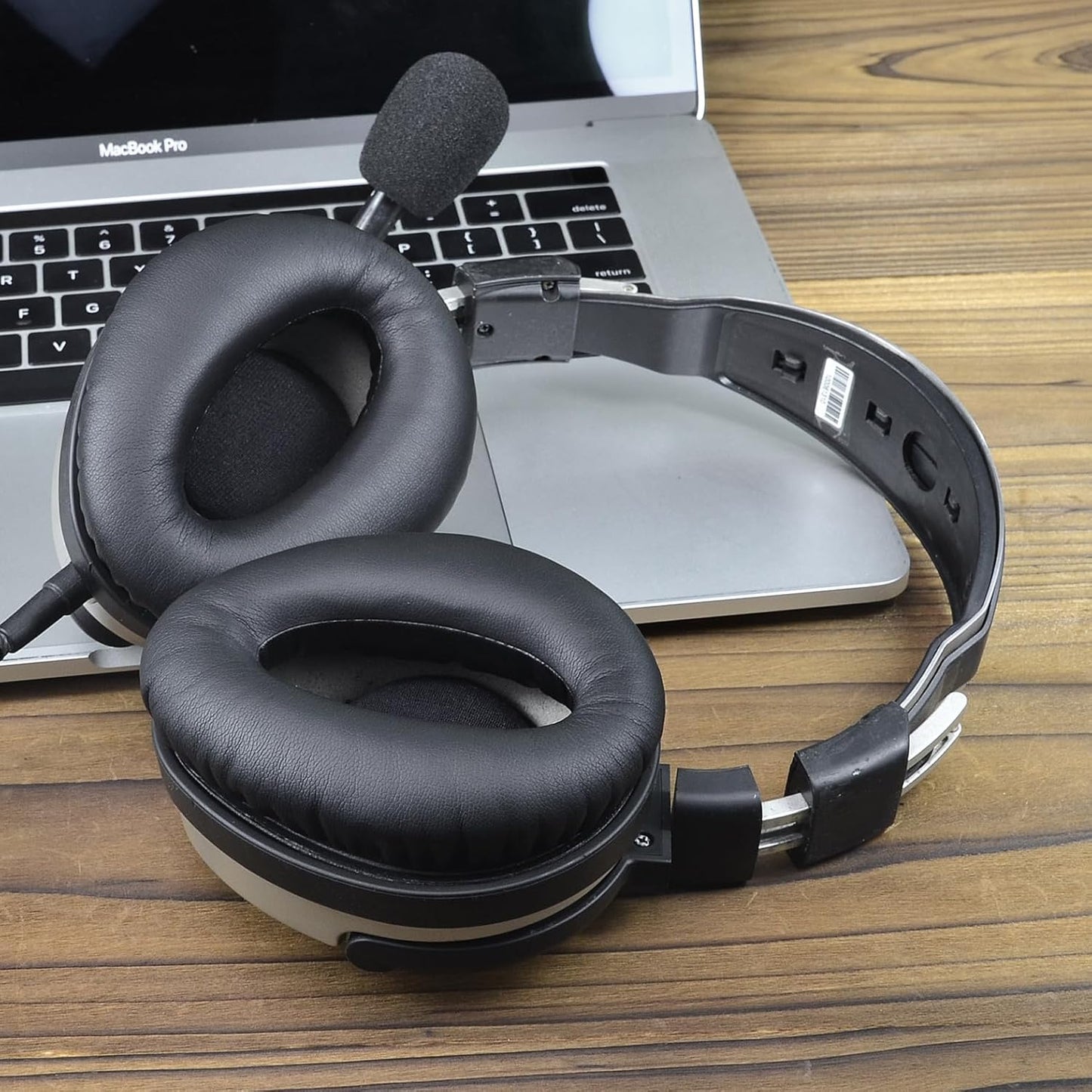 Zulu Ear Pads Soft Leather Replacement Earpads Cover/Mic Muff for Zulu, Zulu.2, Zulu PFX, Sierra Aviation Headsets