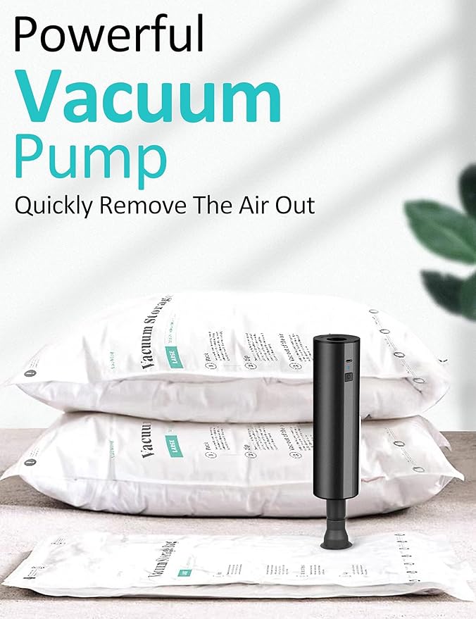 Electric Air Pump for Inflatables- 2×2000mAH Rechargeable Battery Powered Air Mattress Pump- Cordless Portable Air Pump, Quick-Fill Inflator Pump for Camping Air Mattress Bed, Pool Floats Toys, Boats