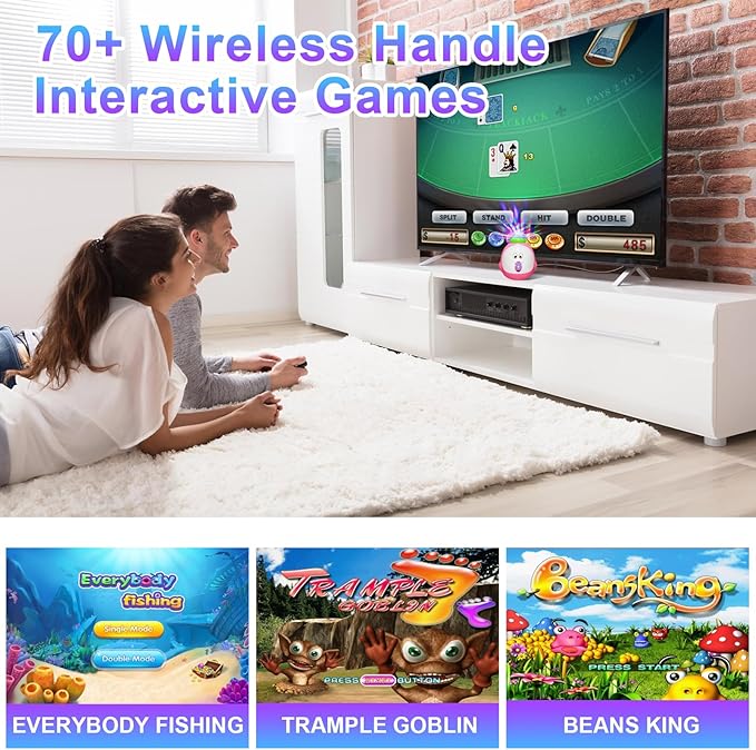 Dance Mat for Kids and Adults, Musical Electronic Dance Step Pad with 100+ Games, 200+Songs, HD Camera, 2 Motion Sensor Controllers, MTV & Cartoon Modes, Dance Mat Toy for Girls& Boys