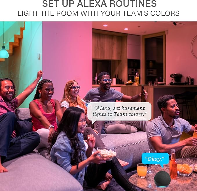 Sengled Matter LED Smart Light Bulb (A19), Multicolor, Compatible with Alexa, 60W Equivalent, 800LM, Instant Pairing, 1-Pack
