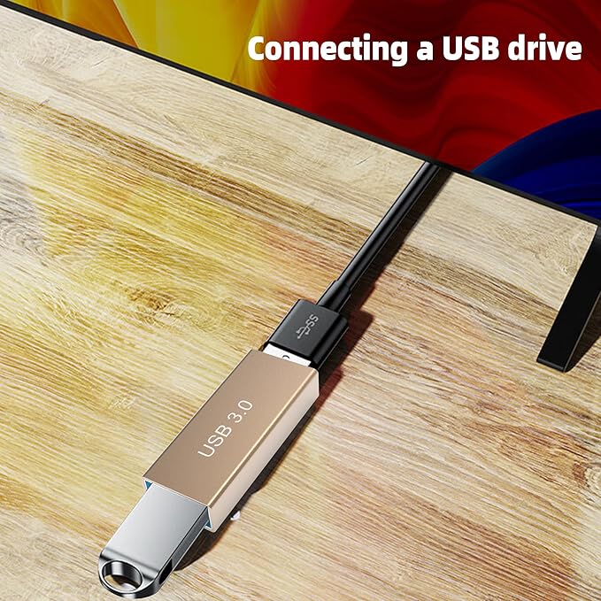 3Pack Female to Female USB Adapter, High Speed USB 3.0 Extension Connector, Suitable for Connecting Two USB Male Ends Cable, Gold