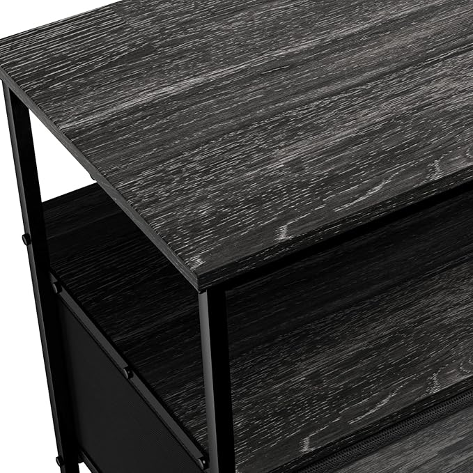 Sorbus TV Stand Dresser with 2 Drawers - Television Riser Chest with Storage - Bedroom, Living Room, Closet, & Dorm Furniture