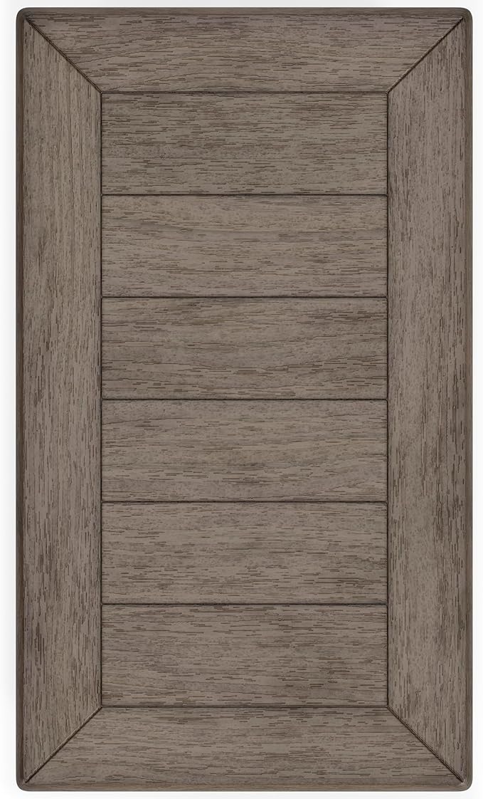 Signature Design by Ashley Tyler Creek Rustic Chair Side End Table with Pull-Out Tray & USB Ports, Brown