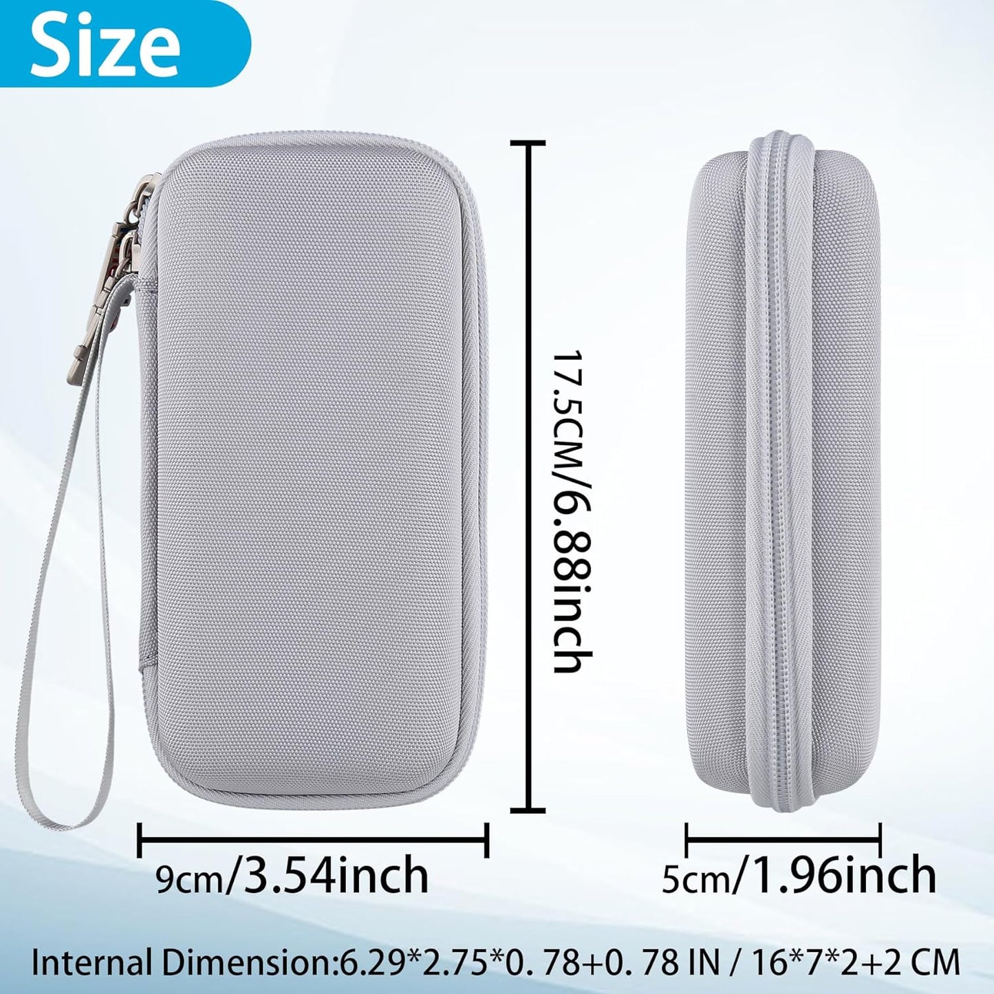 khanka Hard Travel Case Replacement for Anker MagGo 6.6k/10K Magnetic Power Bank/USB-C Adapter, 10k Power Bank, Case