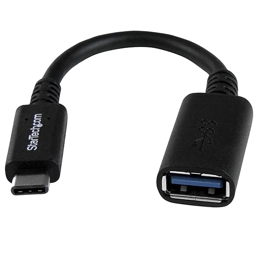 StarTech.com USB-C to USB Adapter - USB 3.0 (5Gbps) - 6in - USB-IF Certified - USB-C to USB-A - USB 3.2 Gen 1 - USB C Adapter - USB Type C (USB31CAADP)