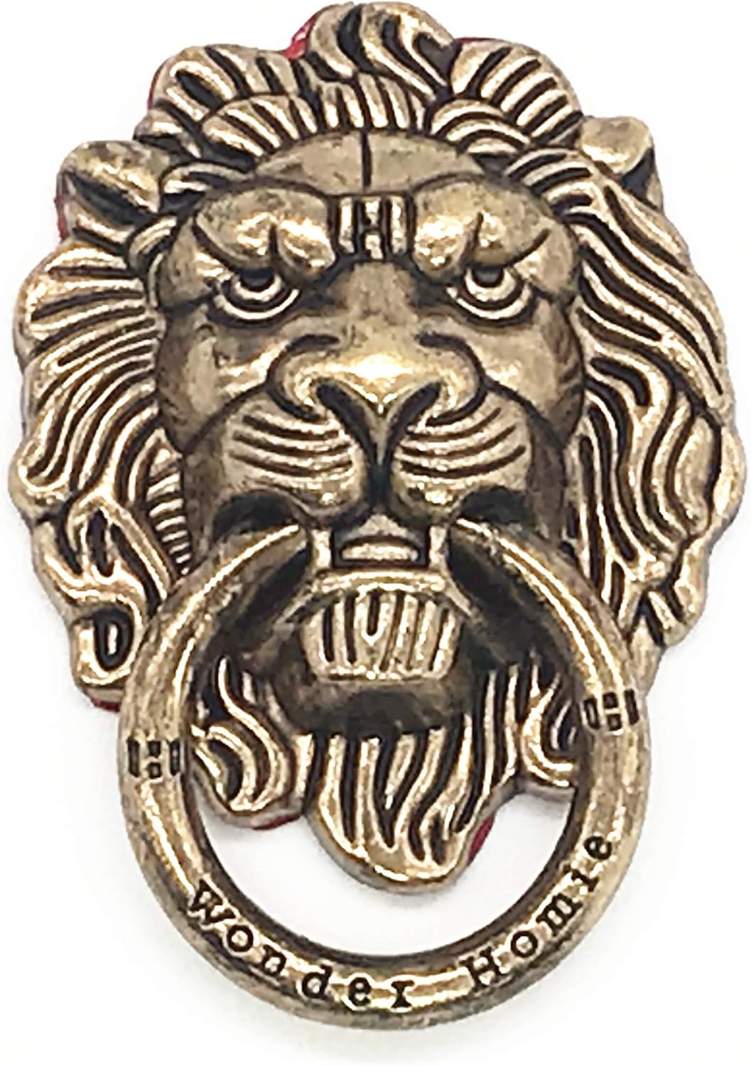 Lion Pattern Cell Phone Ring Stand Holder - Colorful Cute Pattern Painted Universal Metal Buckle Finger Ring Kickstand
