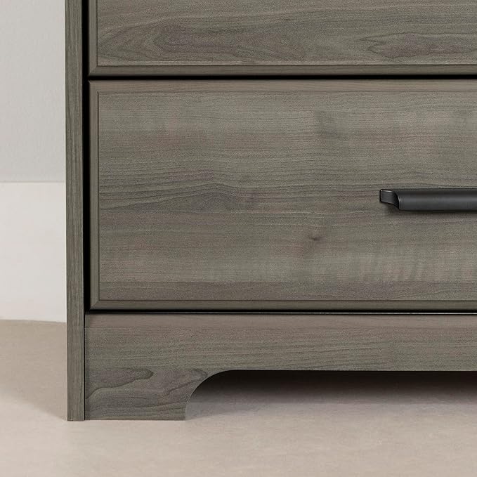 South Shore Versa Collection 5-Drawer Dresser, Gray Maple with Antique Handles
