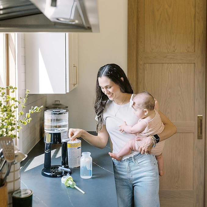 Dr. Brown's Insta-Prep Warm Water Dispenser with Baby Formula Mixing Pitcher, 32oz Orange