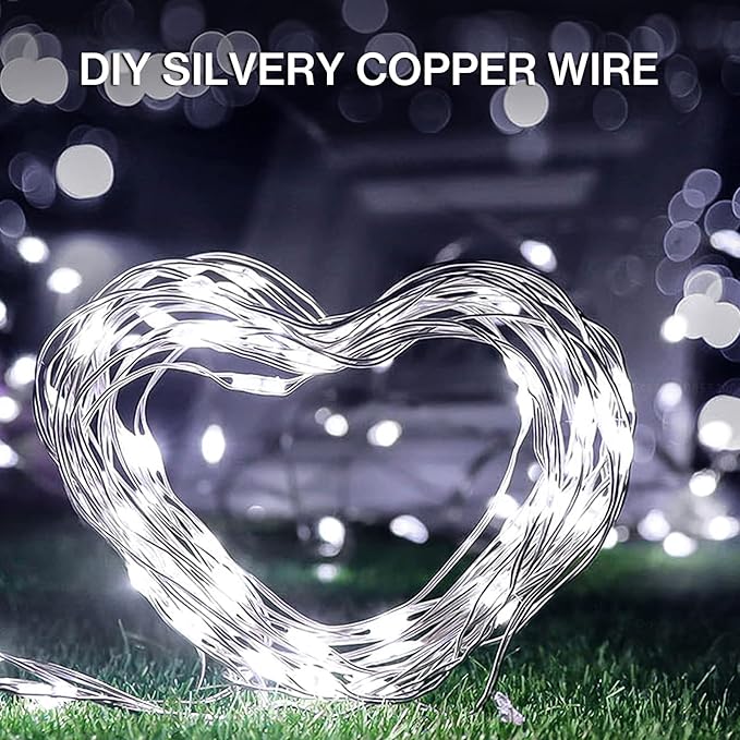 Olafus 16 Pack Fairy Lights Battery Operated, IP68 Waterproof Mini String Light, 7ft Small LED Bottle Light for Wedding Vase Centerpieces Table Decorations Christmas Indoor Party Jars Gift Cool White