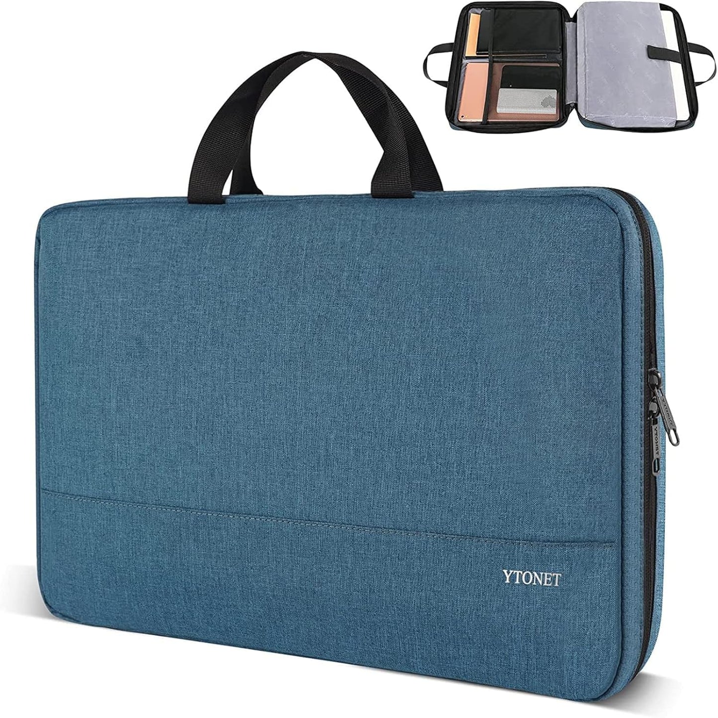 Ytonet 13-13.3 Inch Laptop Sleeve Case - Water Resistant TSA Laptop Bag with Handle for MacBook, HP, Dell, Lenovo, Acer