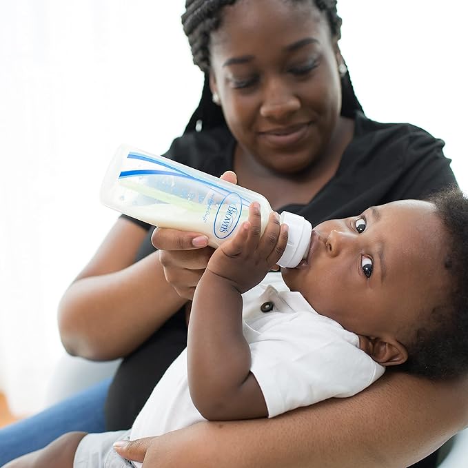Dr. Brown's Natural Flow Anti-Colic Options+ Narrow Baby Bottle Gift Set with Advantage Pacifier, and Bottle Travel Caps