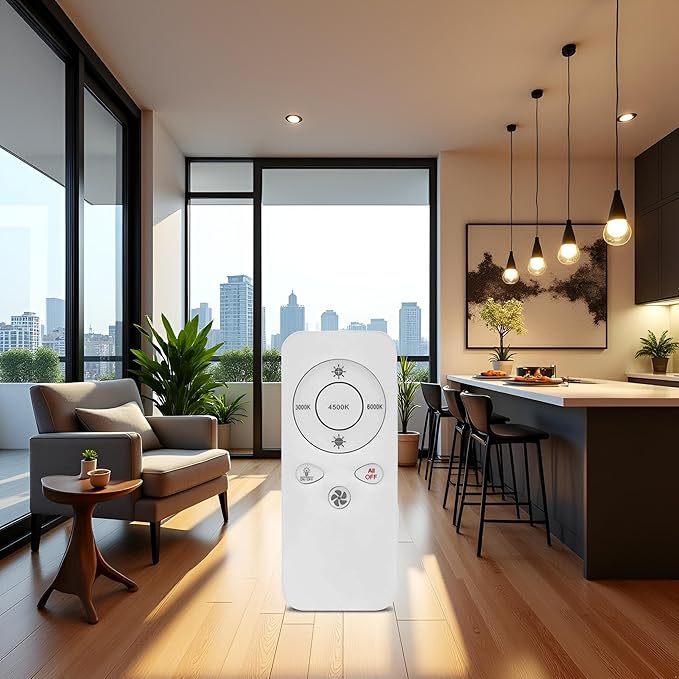 FS400-B2 Fan Remote Replacement Compatible with MOTCTQVD FS400-B2 Socket Breeze Ceiling Fan Light Controller (FS400-B2)