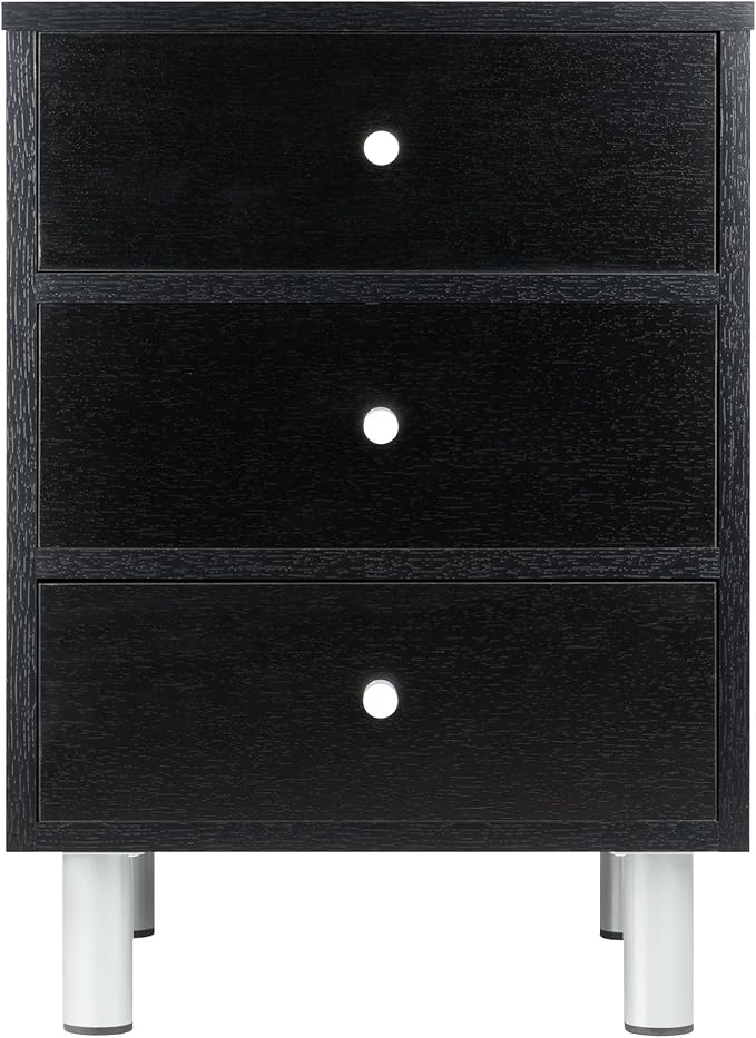 Winsome Daniel Accent Table, 15.75"W x 16.61"D x 22"H, Black
