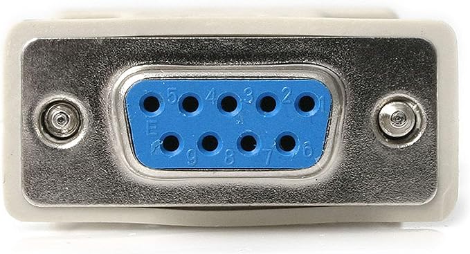 StarTech.com DB9 RS232 Serial Null Modem Adapter - F/F - Null Modem Adapter - DB-9 (F) to DB-9 (F) - NM9FF (Pack of 2)