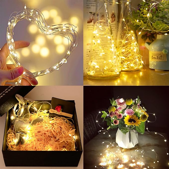 Meliven 300 LED Curtain Lights 9.8Ftx9.8Ft, 8 Modes Fairy Lights Curtain with Remote, Timer, Dimmable, USB Powerd, Warm White Backdrop Light for Wedding, Party, Home, Bedroom Decorations